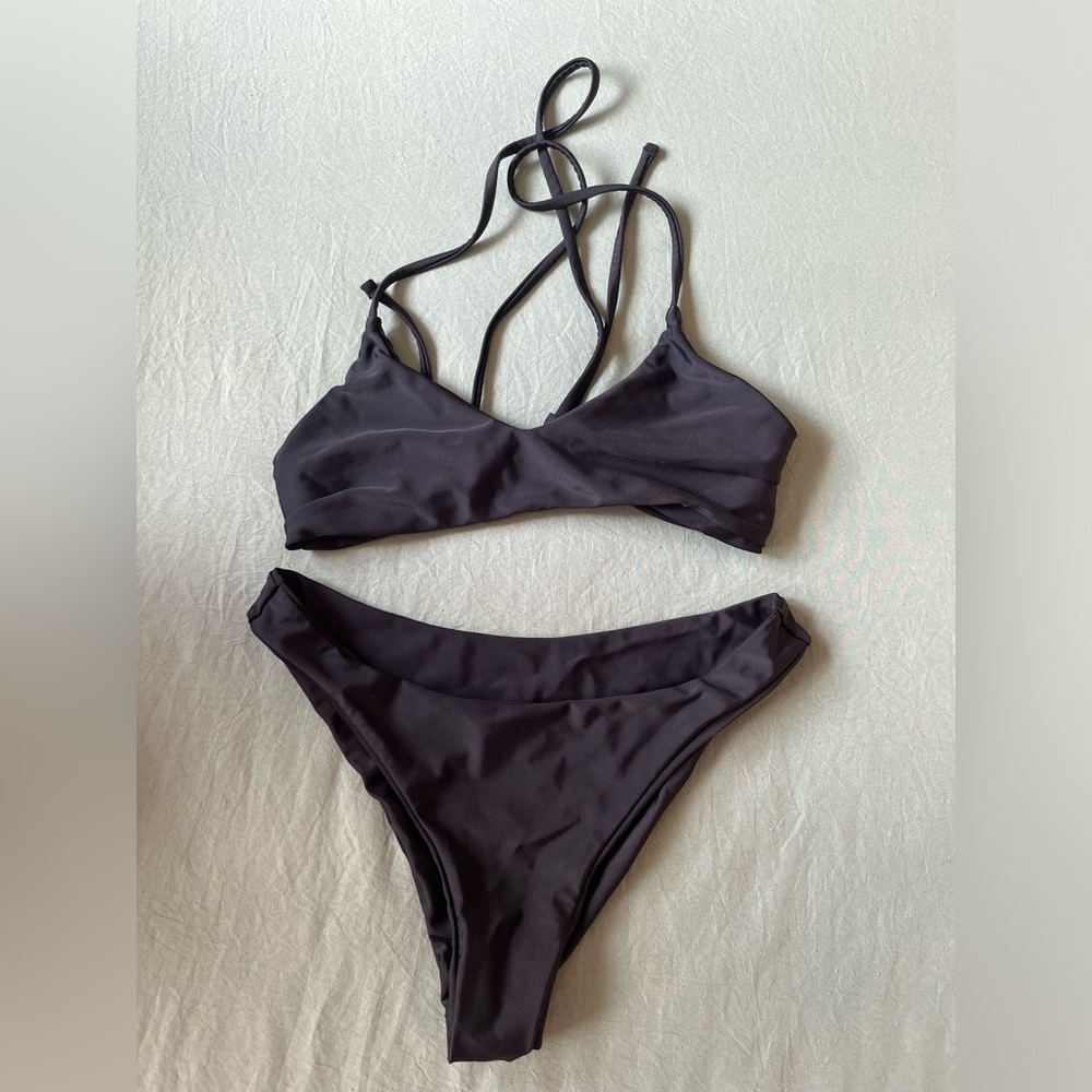 black shein bikini